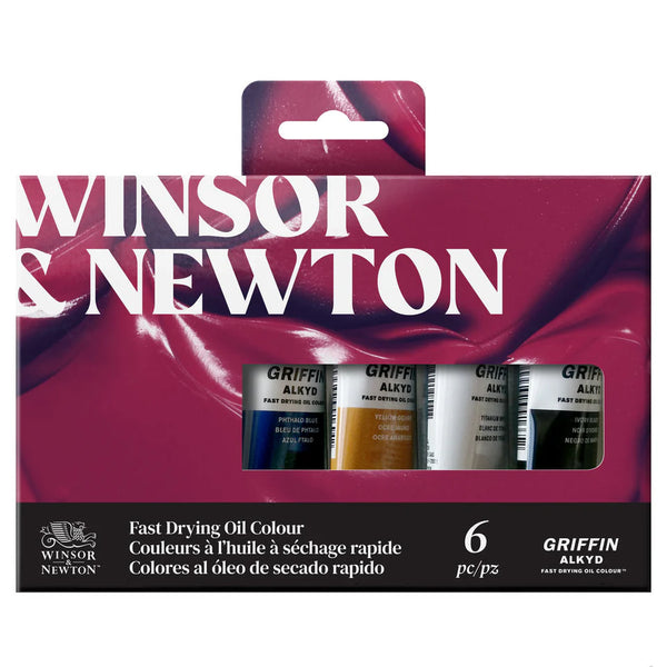 Winsor & Newton Griffin Alkyd Beginner Paint Set 6 x 37ml