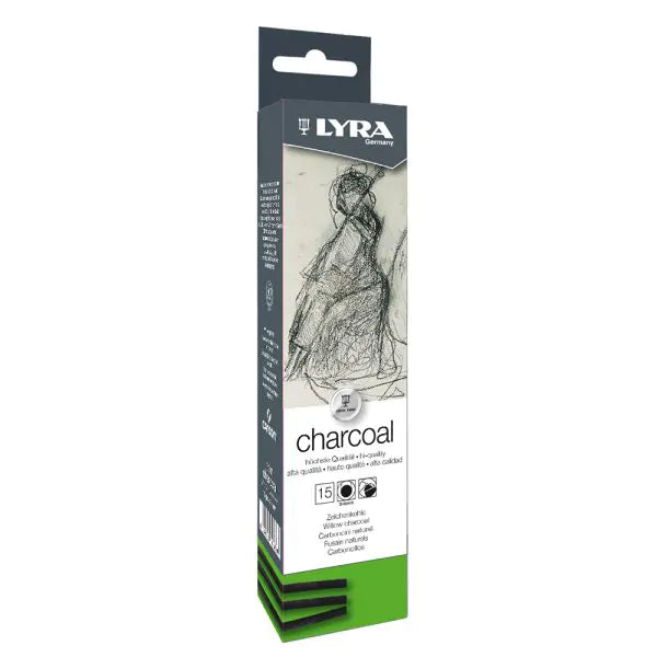 Lyra Charcoal Thin Box Of 15