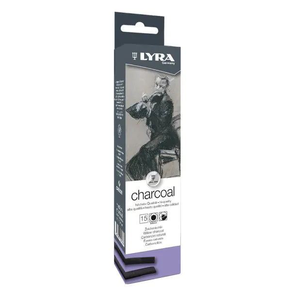 Lyra Charcoal Medium Box of 15