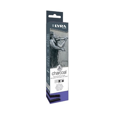 Lyra Charcoal Medium Box of 25