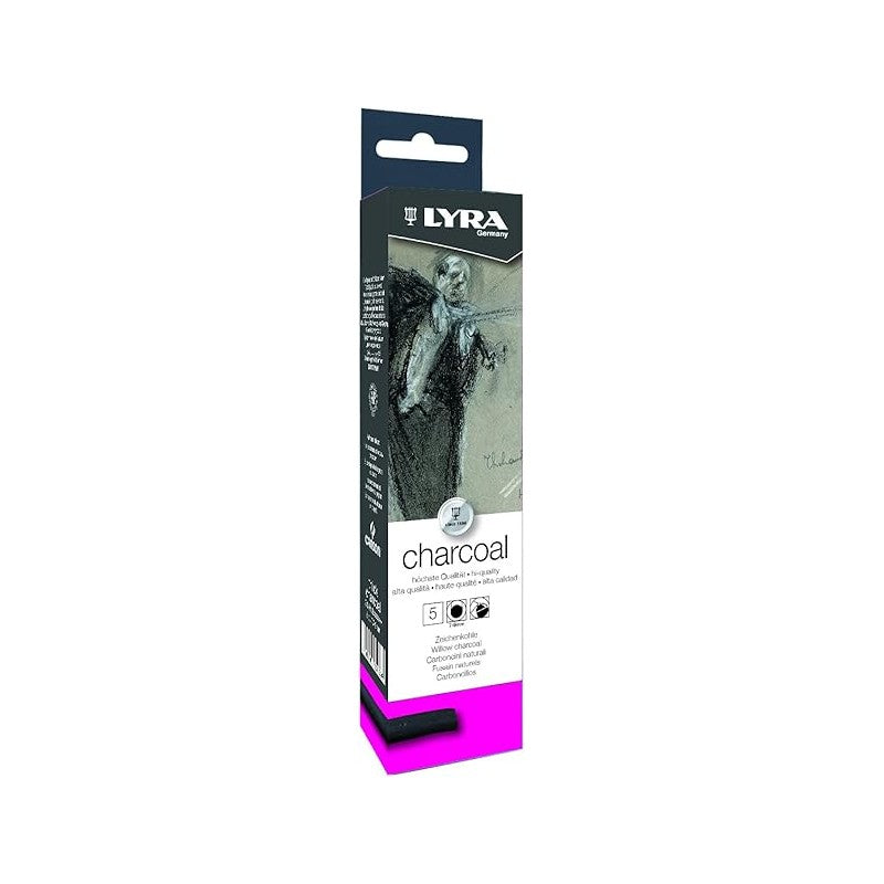 Lyra Charcoal Thick Box Of 5