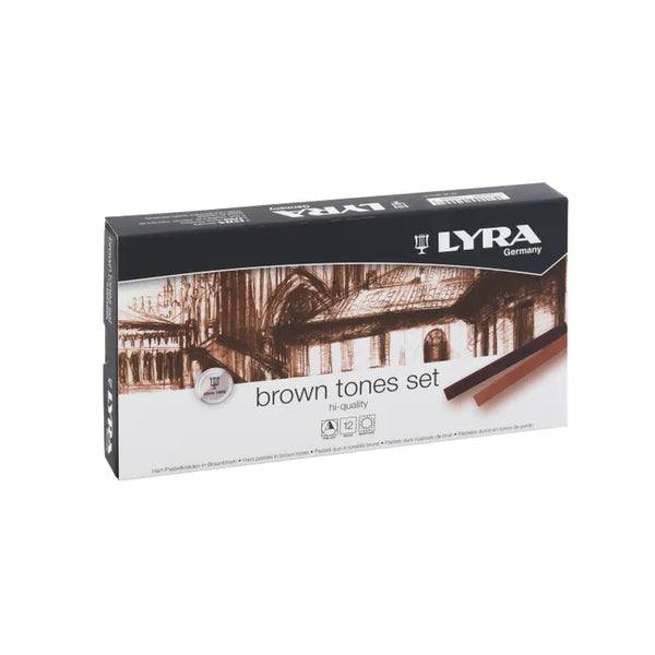 Lyra Square Pastels Brown Tones Set of 12