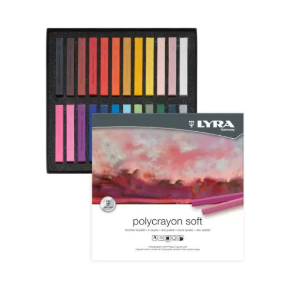 Lyra Polycrayon Soft Chalk Set of 24