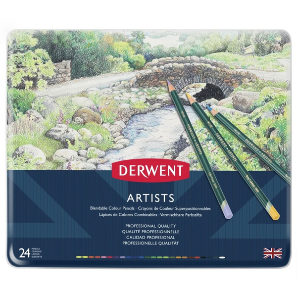 Derwent Artists' Pencil Tin of 24