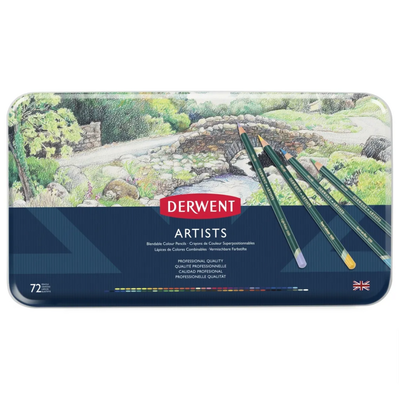 Derwent Artists' Pencil Tin of 72