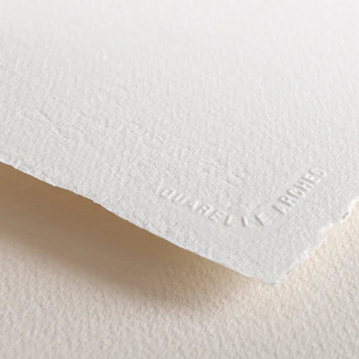 Arches Watercolour Natural White 56x76cm 300gsm Rough Paper Pack Of 10 Sheets