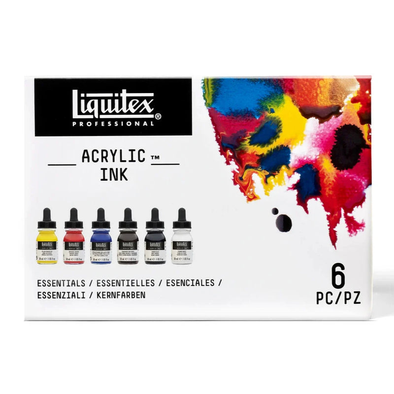 Liquitex 30ml Acrylic Inks Essential Set Of 6