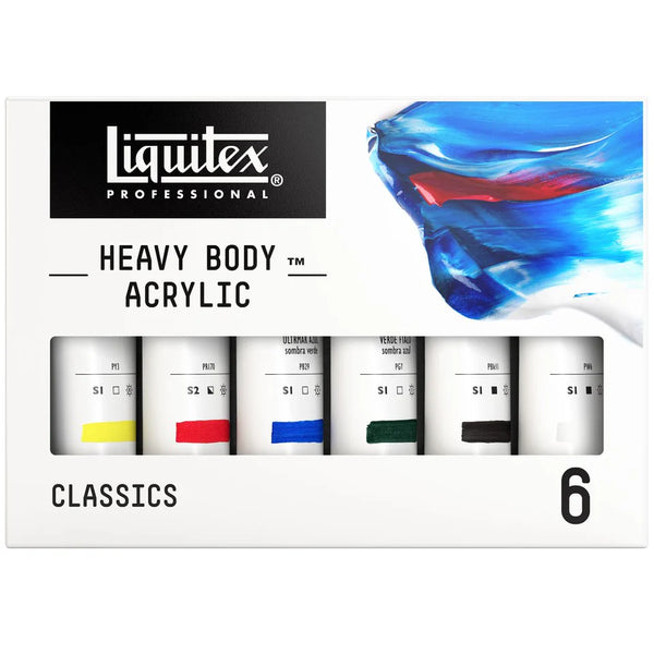 Liquitex Heavy Body Paint 59ml Classic Set Of 6