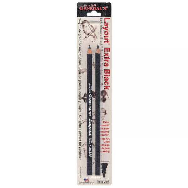 General's Layout Drawing Pencils Set of 2