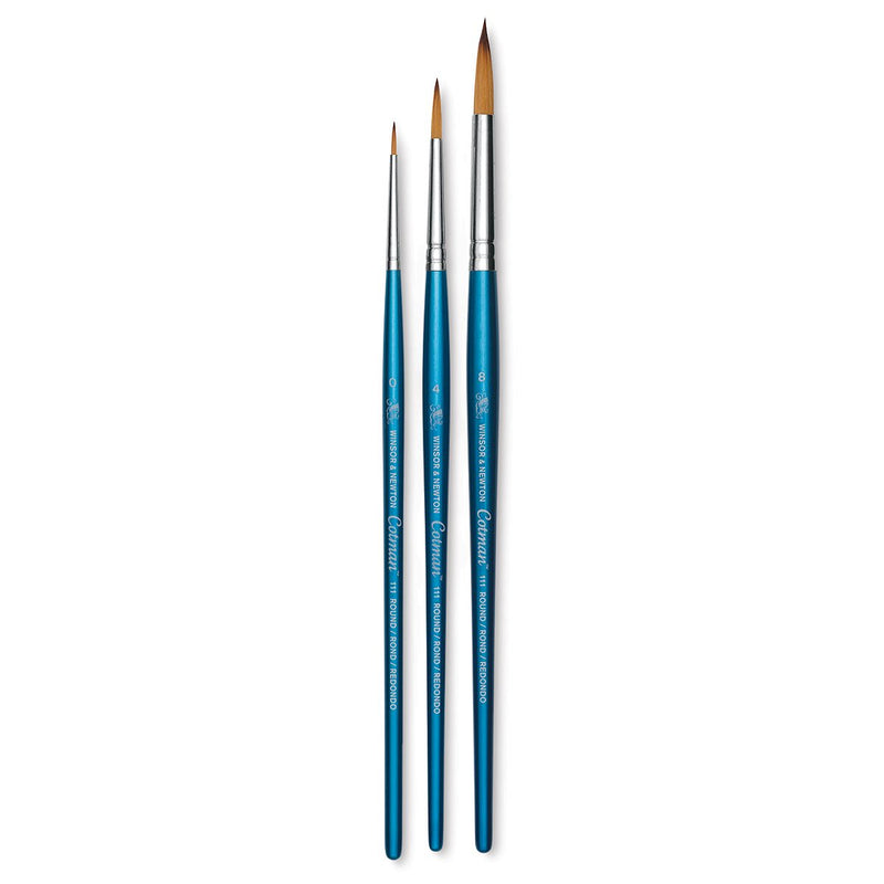 Winsor & Newton Cotman Brush Short Handle V2 - Set Of 3