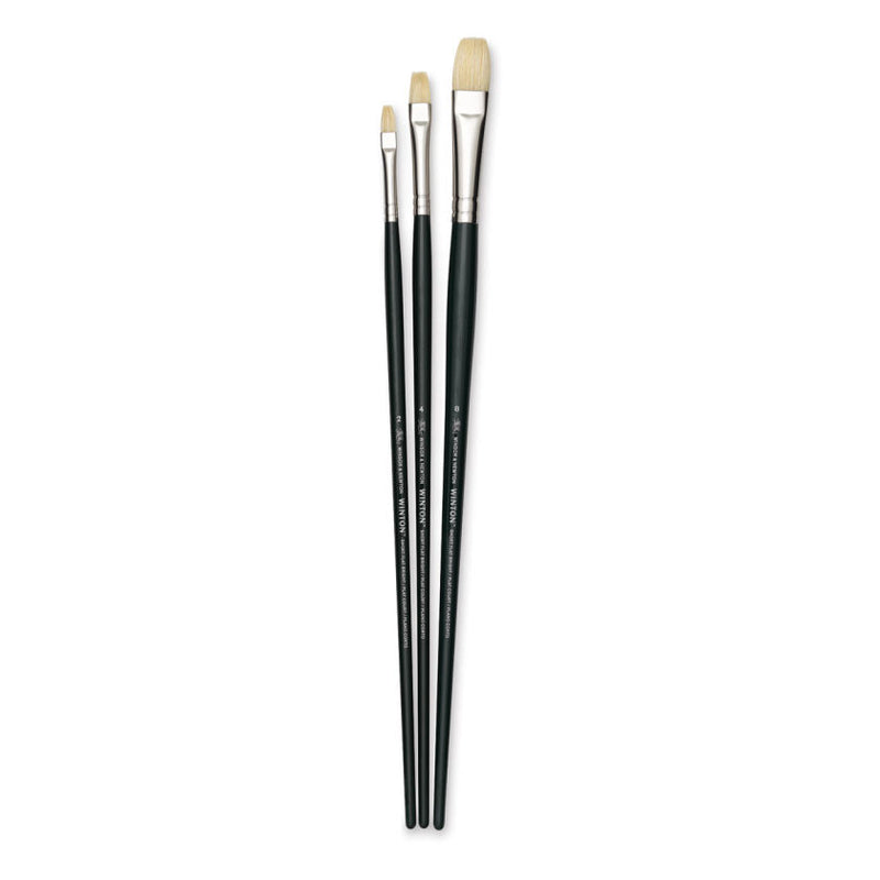 Winsor & Newton Winton Brush Long Handle V1 - Set Of 3