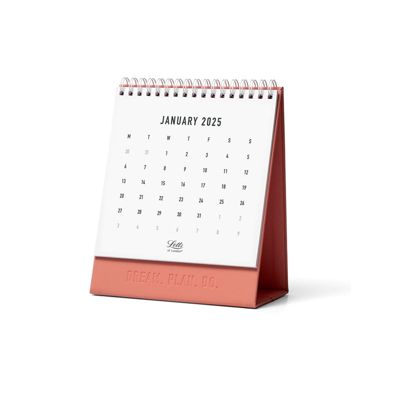 Letts of London 150x180mm Clay Conscious Desk Calendar