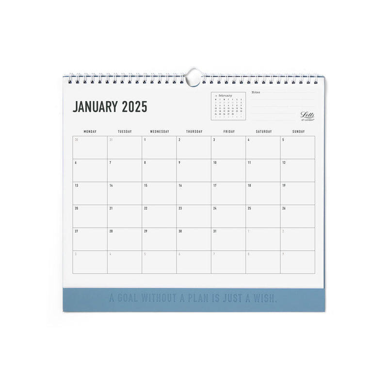 Letts of London 300x270mm Ocean Conscious Wall Calendar