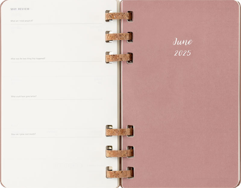 Moleskine 12 Month Spiral HC Large Almond Planner