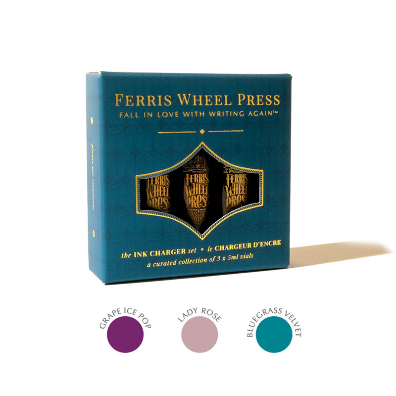 Ferris Wheel Press Set The Lady Rose Trio Ink Charger Set