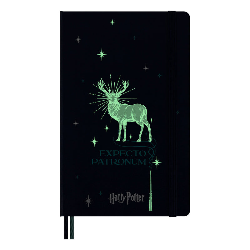 Moleskine LE Harry Potter Large Ruled Patronum Notebook