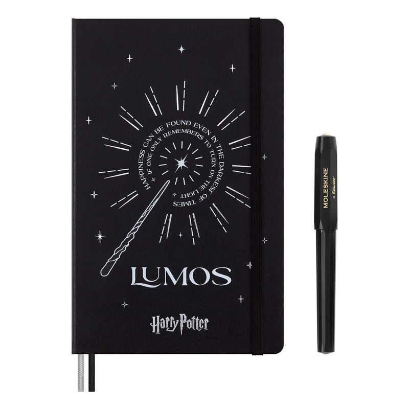 Moleskine LE Harry Potter Bundle - Lumos Notebook & Kaweco Rollerball Pen