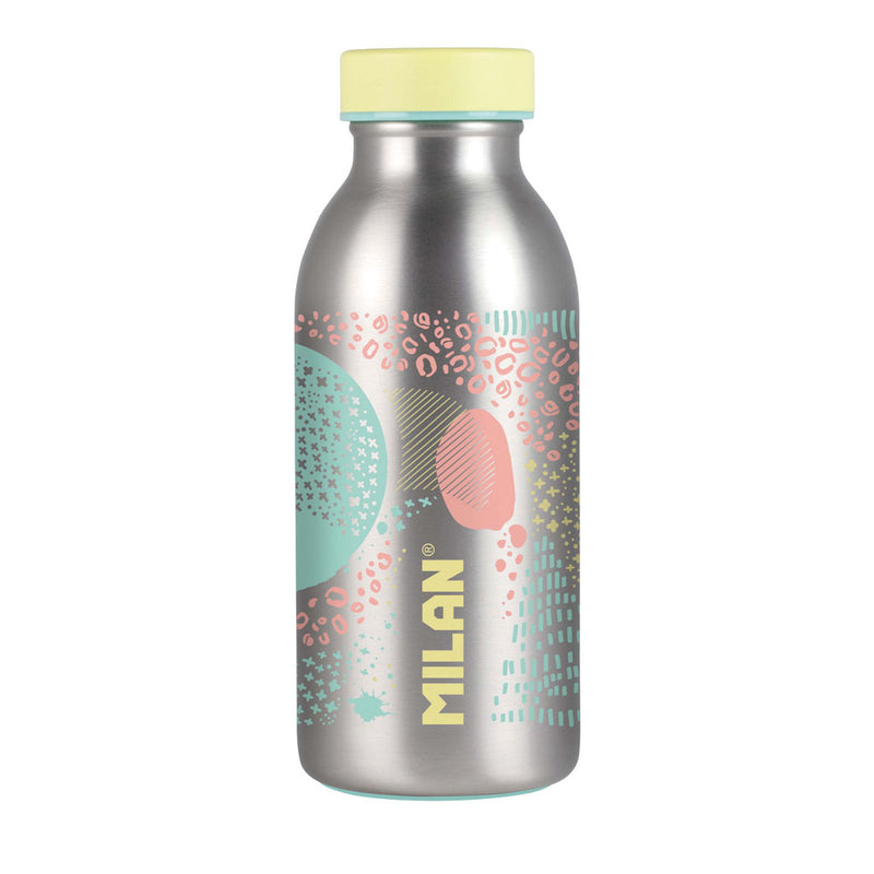 Milan 350ml Silver Series Yellow Stainless Steel Isothermal Bottle