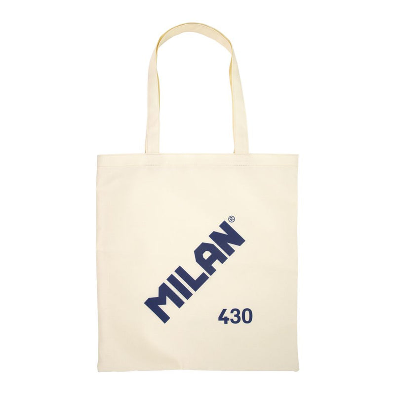 Milan 1918 Series Beige Tote Bag