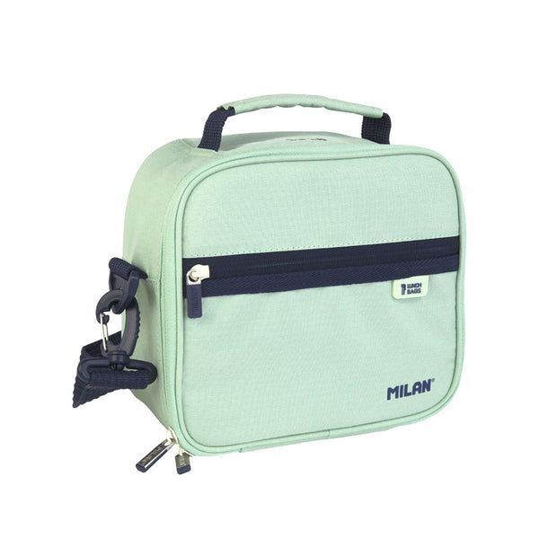 Milan Isothermal 3.5L with 3 Lunch Boxes 1918 Series Food Bags#Colour_GREEN