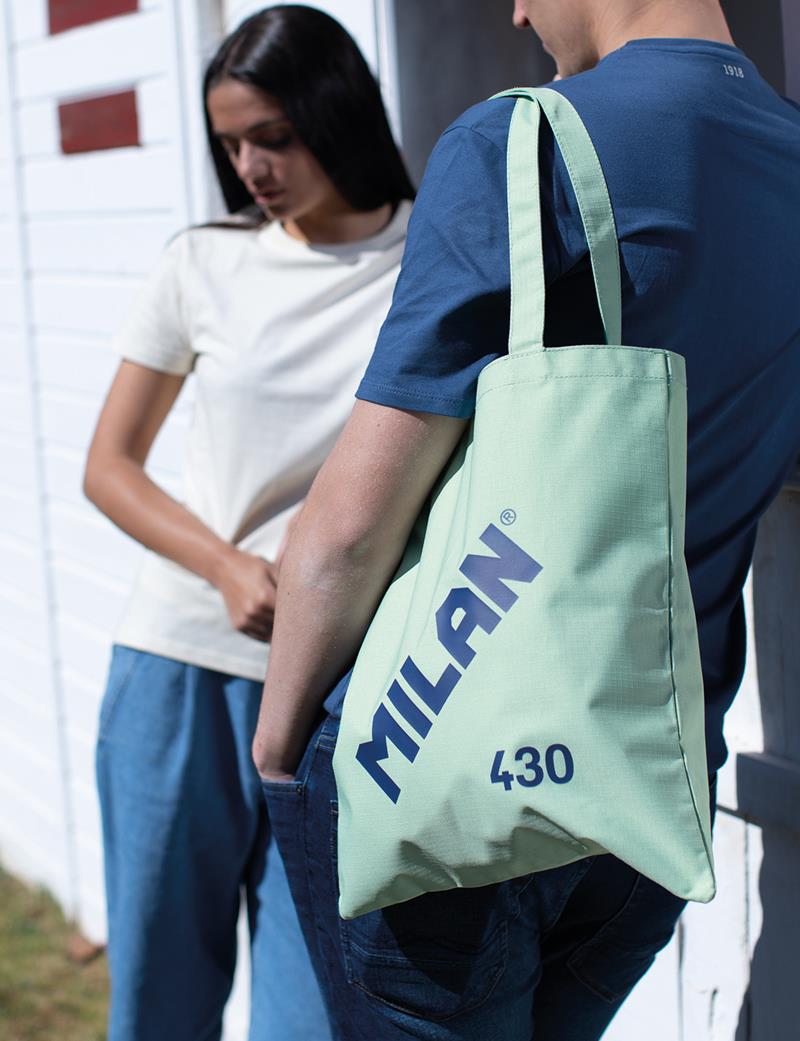 Milan 1918 Series Green Tote Bag