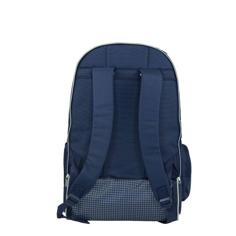 Milan 6 Zip 25L 1918 Series Navy Blue Wheeled Backpack