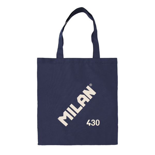 Milan 1918 Series Navy Blue Tote Bag