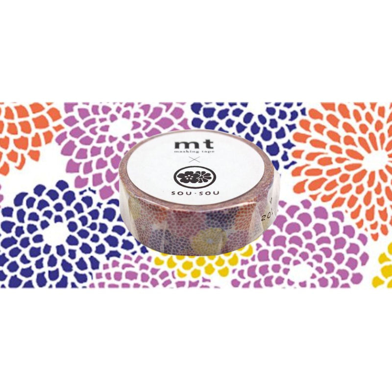 MT 15mm x 7m Patterned Washi Tapes