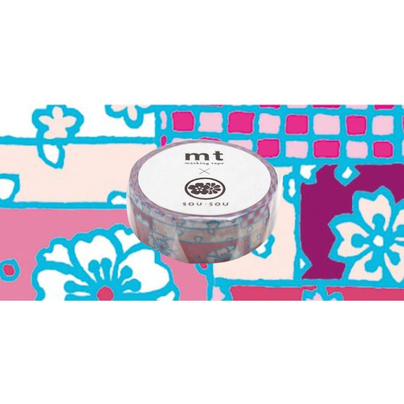 MT 15mm x 7m Patterned Washi Tapes