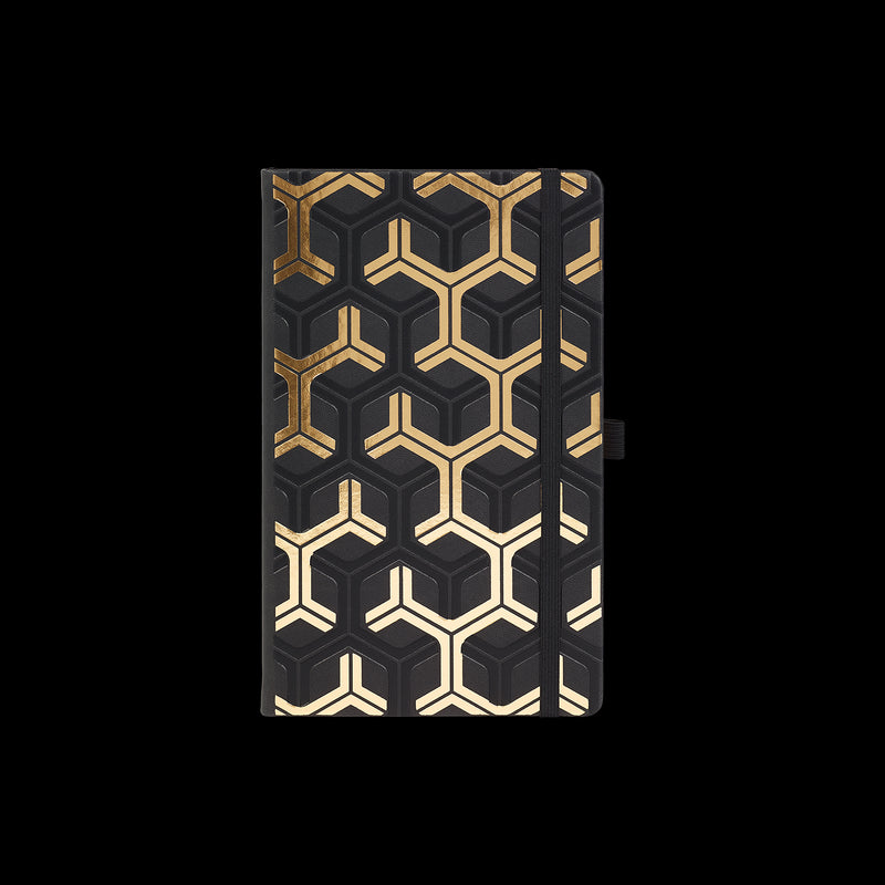 Castelli Gold Pocket Ruled Notebooks