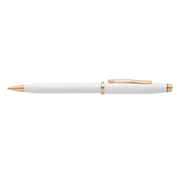 Cross Century II Pearlescent White Lacquer Medium Nib Ballpoint Pen