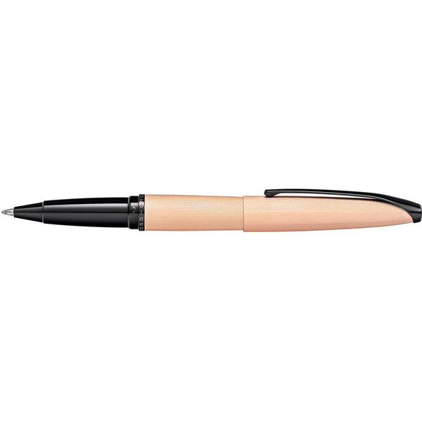 Cross ATX Brushed Rose Gold Medium Nib Rollerball Pen