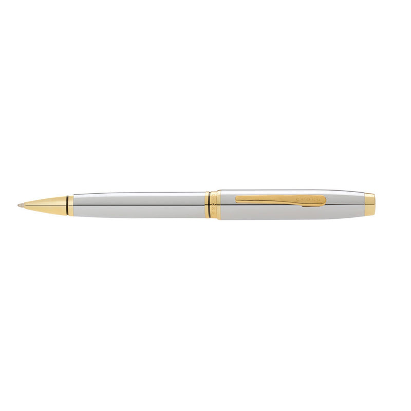 Cross Coventry Polished Chrome with Gold-Tone Ballpoint Pen