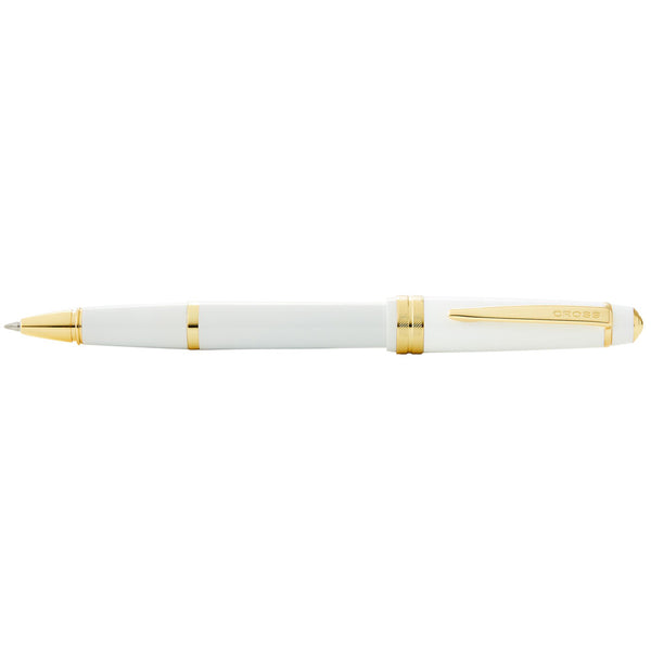 Cross Bailey Light Polished White Resin and Gold Tone Rollerball Pen