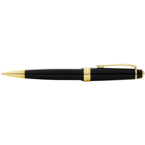 Cross Bailey Light Polished Black Resin and Gold Tone Medium Nib Ballpoint Pen