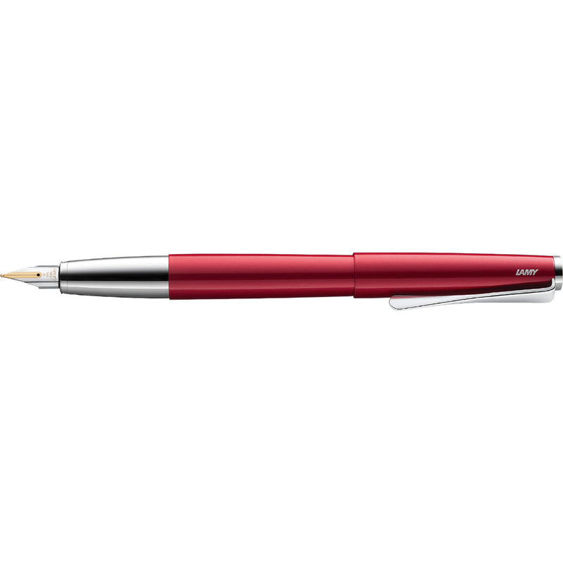 Lamy Studio (068) Gloss Piano Red 14kt Nib Fountain Pens