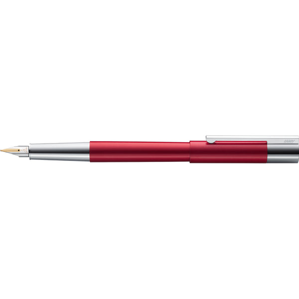 Lamy Scala (079) Gloss Piano Red 14kt Nib Fountain Pens#Size_MEDIUM