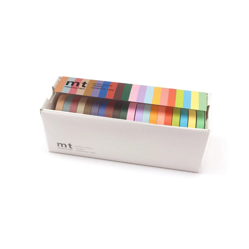 MT 7mm x 7m Light & Muted Colours Washi Tape Set of 20