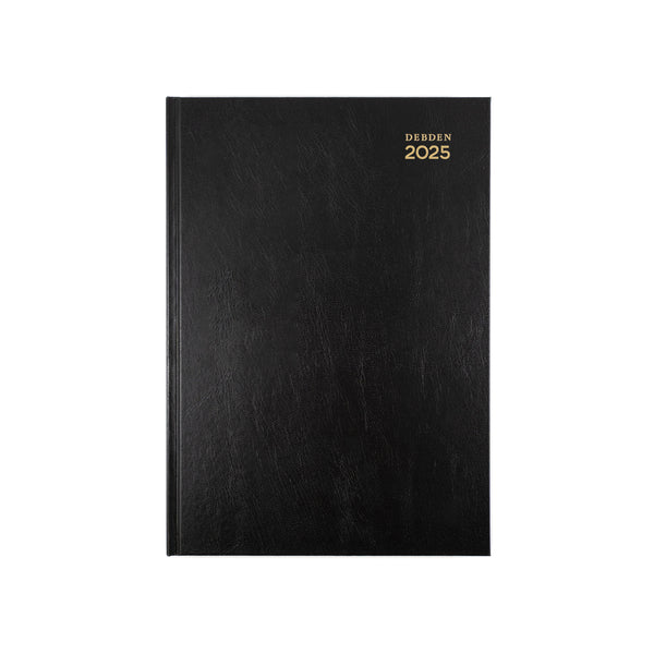 Debden Kyoto A5 Day to Page Black 2025 Diary