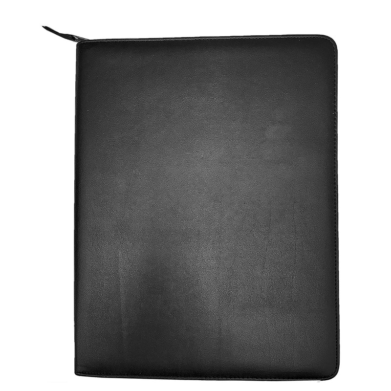 Debden Executive A4 Zippered PU Black Compendium Portfolio