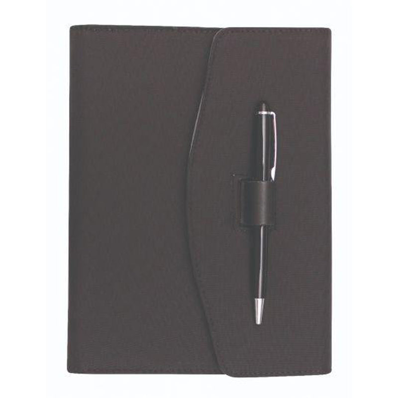 Debden A5 Pen Loop Closure Black Folio