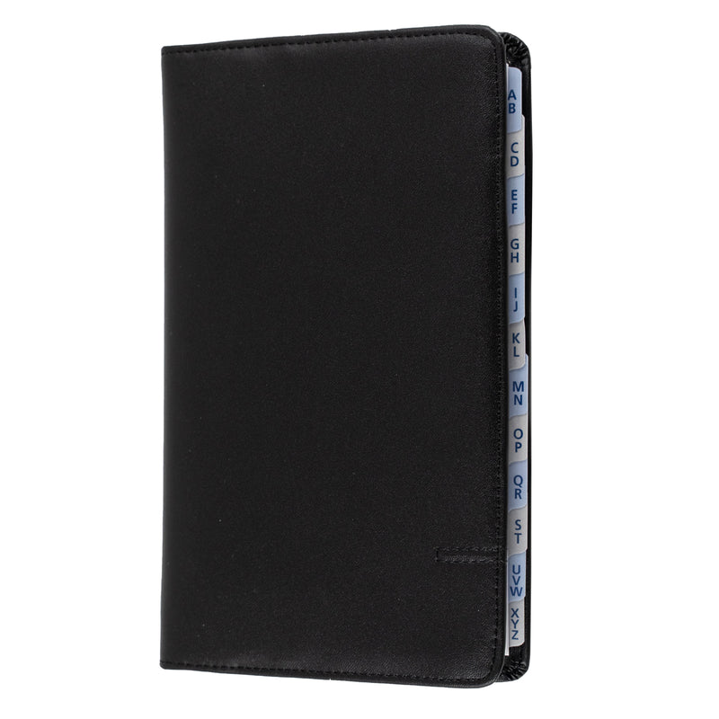 Debden Personal Slim Leather Black Dayplanner Organiser