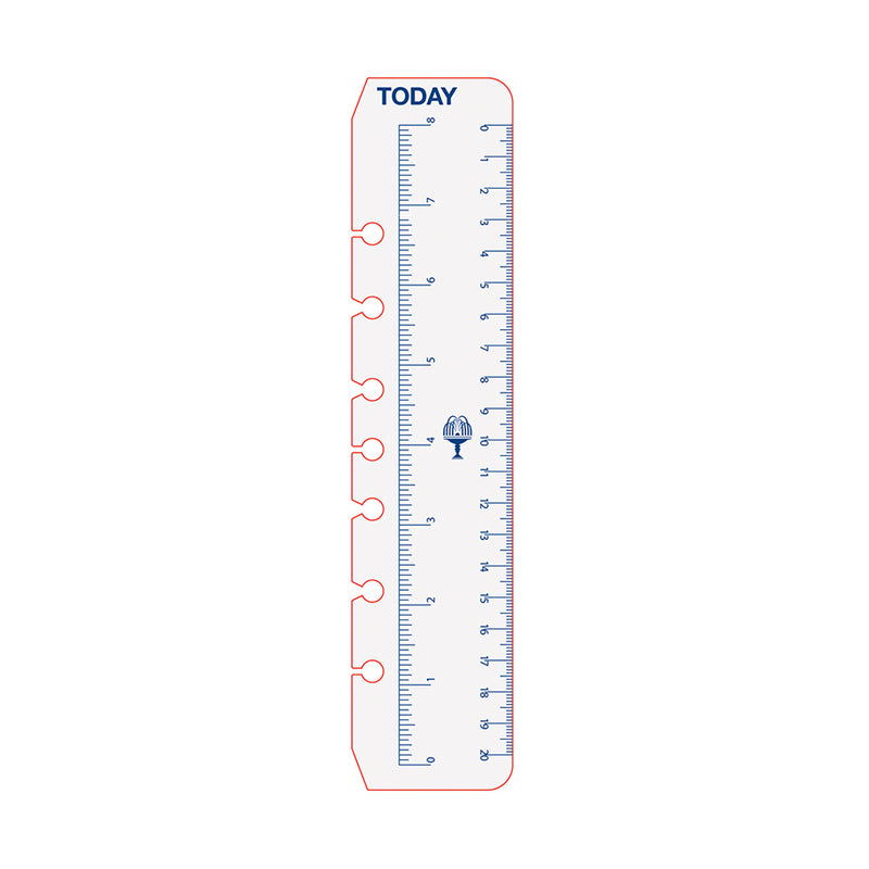 Debden Desk Today Ruler 2 Pack Dayplanner Refill