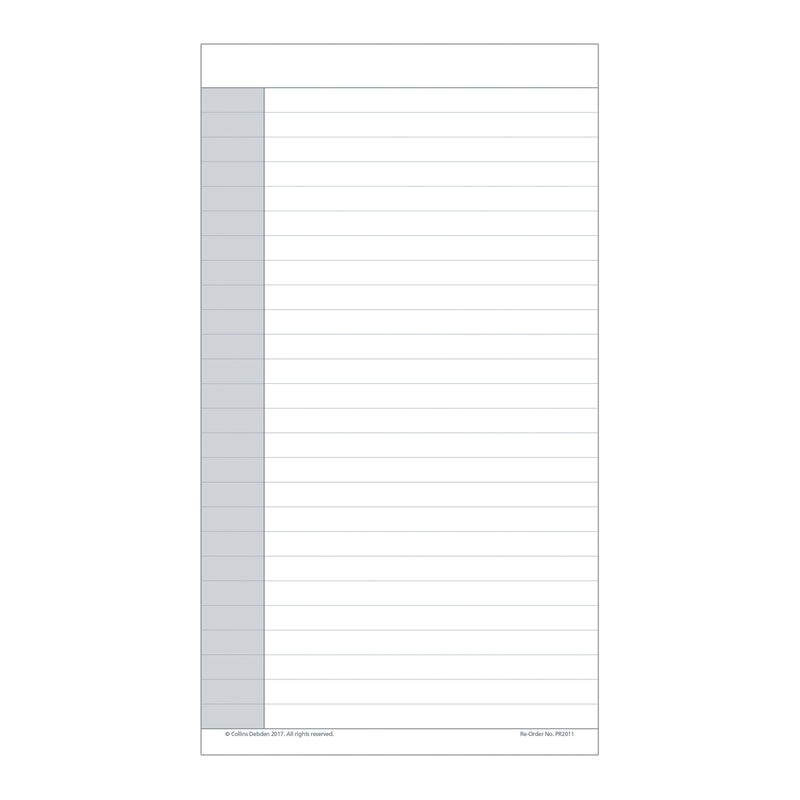 Debden Personal Note Pads Dayplanner Refill 2 Pack