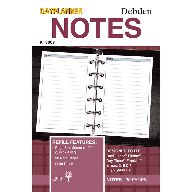 Debden Pocket Notes Refill Dayplanner