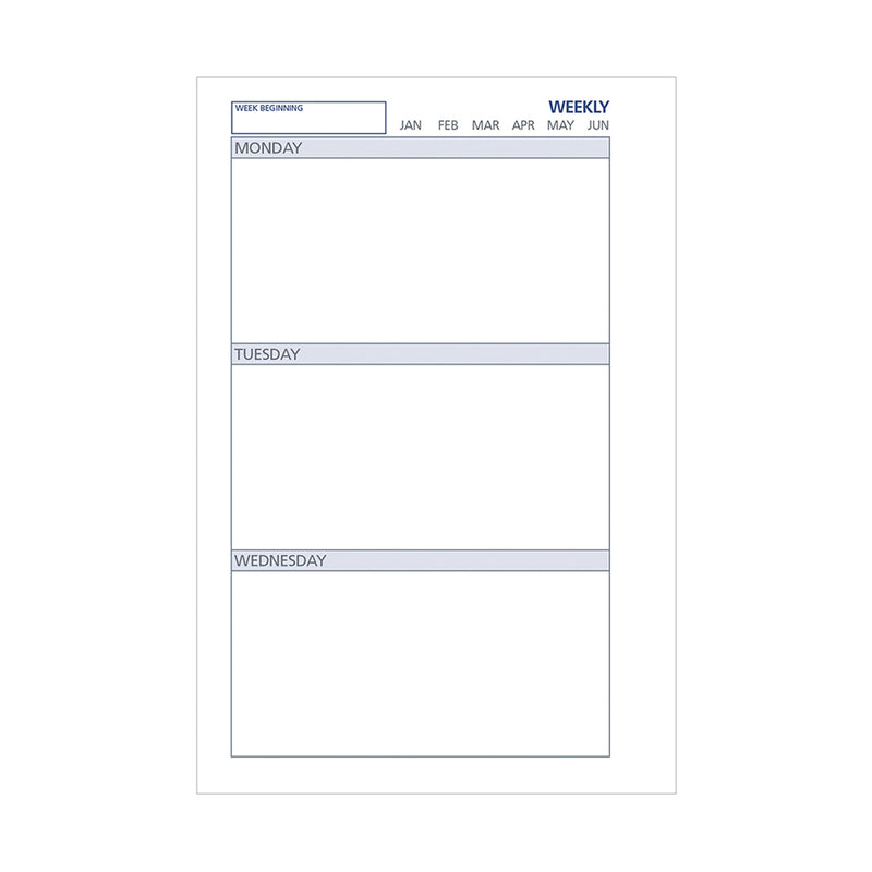 Debden Pocket Week to View Undated Refill Dayplanner