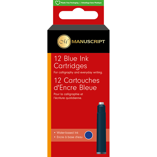 Manuscript Fountain Pen Cartridges Pack Of 12