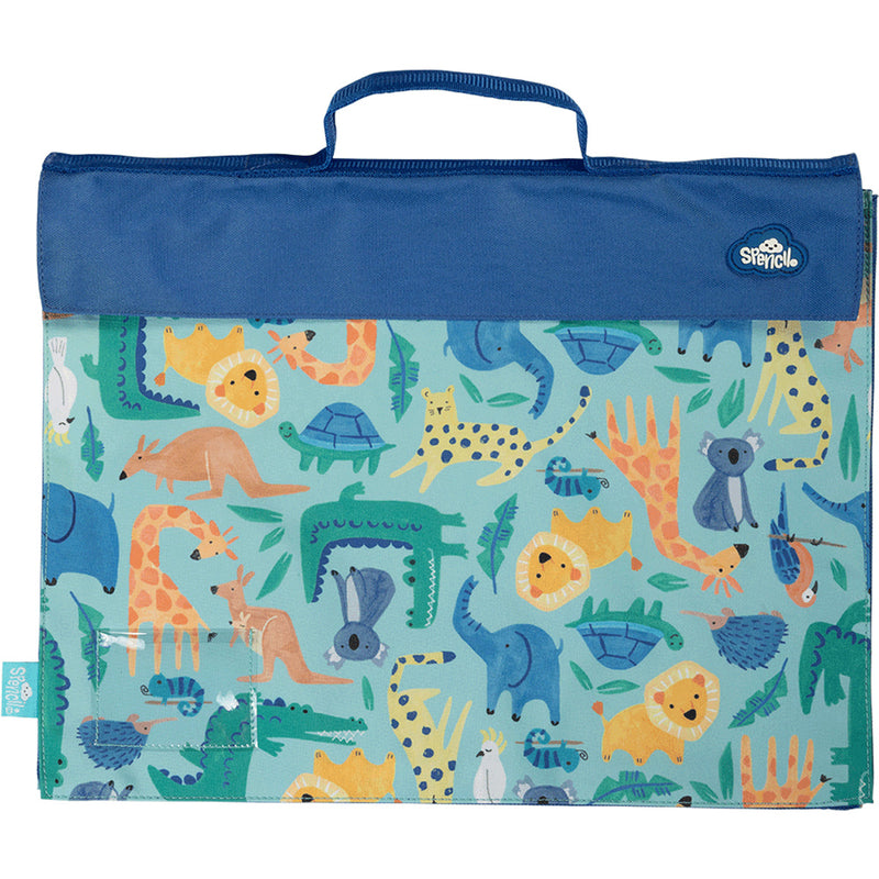 Spencil Safari Puzzle Large 250 x 370mm Library Bag