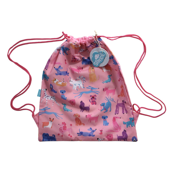 Spencil Doodle Dogs Junior Drawstring Sports Bag