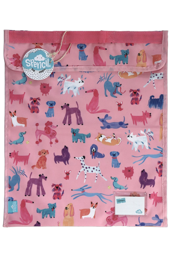 Spencil Doodle Dogs Extra Large 370 x 450mm Homework Bag